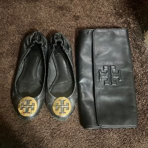 Tory Burch Matching purse and flats